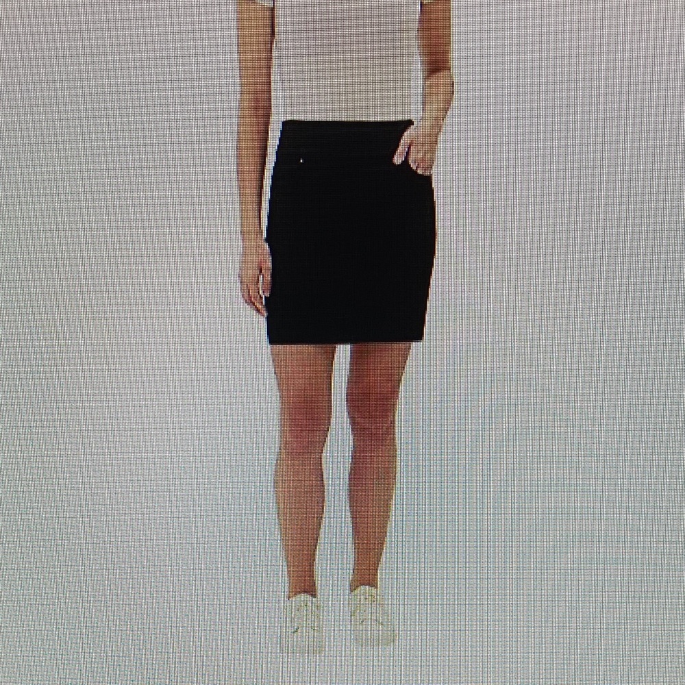 S.C. & CO. Women's Denim Pull On, Stretch Fabric Built-in Knit Short Black S